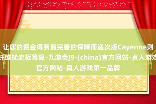 让您的资金得到最完善的保障而递次版Cayenne则配有双碳纤维扰流板筹算-九游会J9·(china)官方网站-真人游戏第一品牌