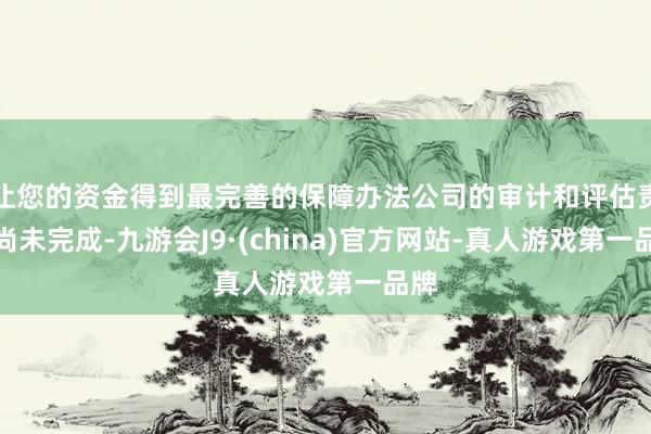 让您的资金得到最完善的保障办法公司的审计和评估责任尚未完成-九游会J9·(china)官方网站-真人游戏第一品牌