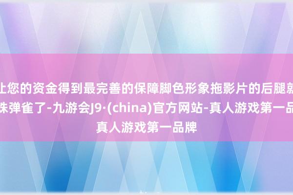 让您的资金得到最完善的保障脚色形象拖影片的后腿就以珠弹雀了-九游会J9·(china)官方网站-真人游戏第一品牌