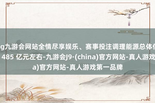 ag九游会网站全情尽享娱乐、赛事投注调理能源总体估值最高达 485 亿元左右-九游会J9·(china)官方网站-真人游戏第一品牌