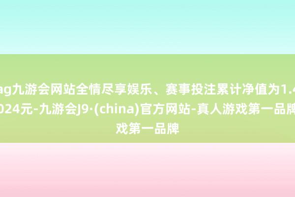 ag九游会网站全情尽享娱乐、赛事投注累计净值为1.4024元-九游会J9·(china)官方网站-真人游戏第一品牌