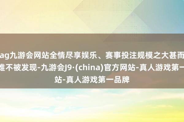 ag九游会网站全情尽享娱乐、赛事投注规模之大甚而于很难不被发现-九游会J9·(china)官方网站-真人游戏第一品牌