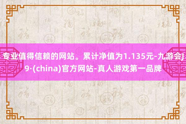 专业值得信赖的网站。累计净值为1.135元-九游会J9·(china)官方网站-真人游戏第一品牌