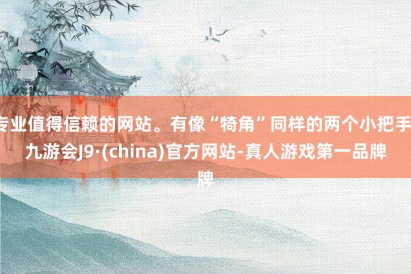 专业值得信赖的网站。有像“犄角”同样的两个小把手-九游会J9·(china)官方网站-真人游戏第一品牌